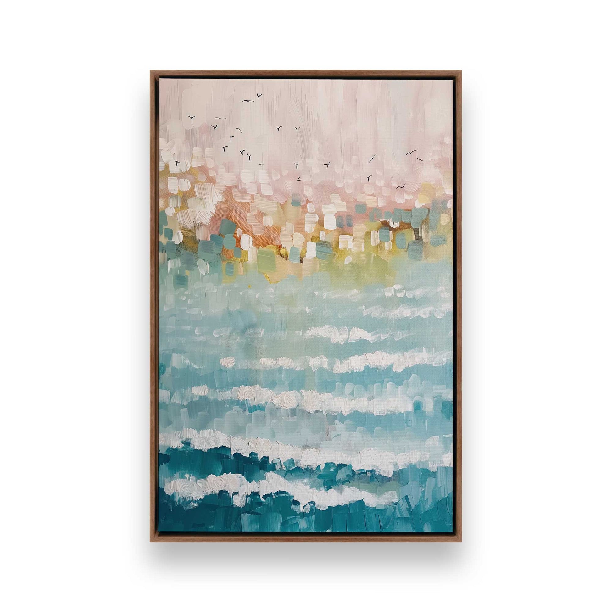 [Color:Walnut], Picture of art in a Walnut frame