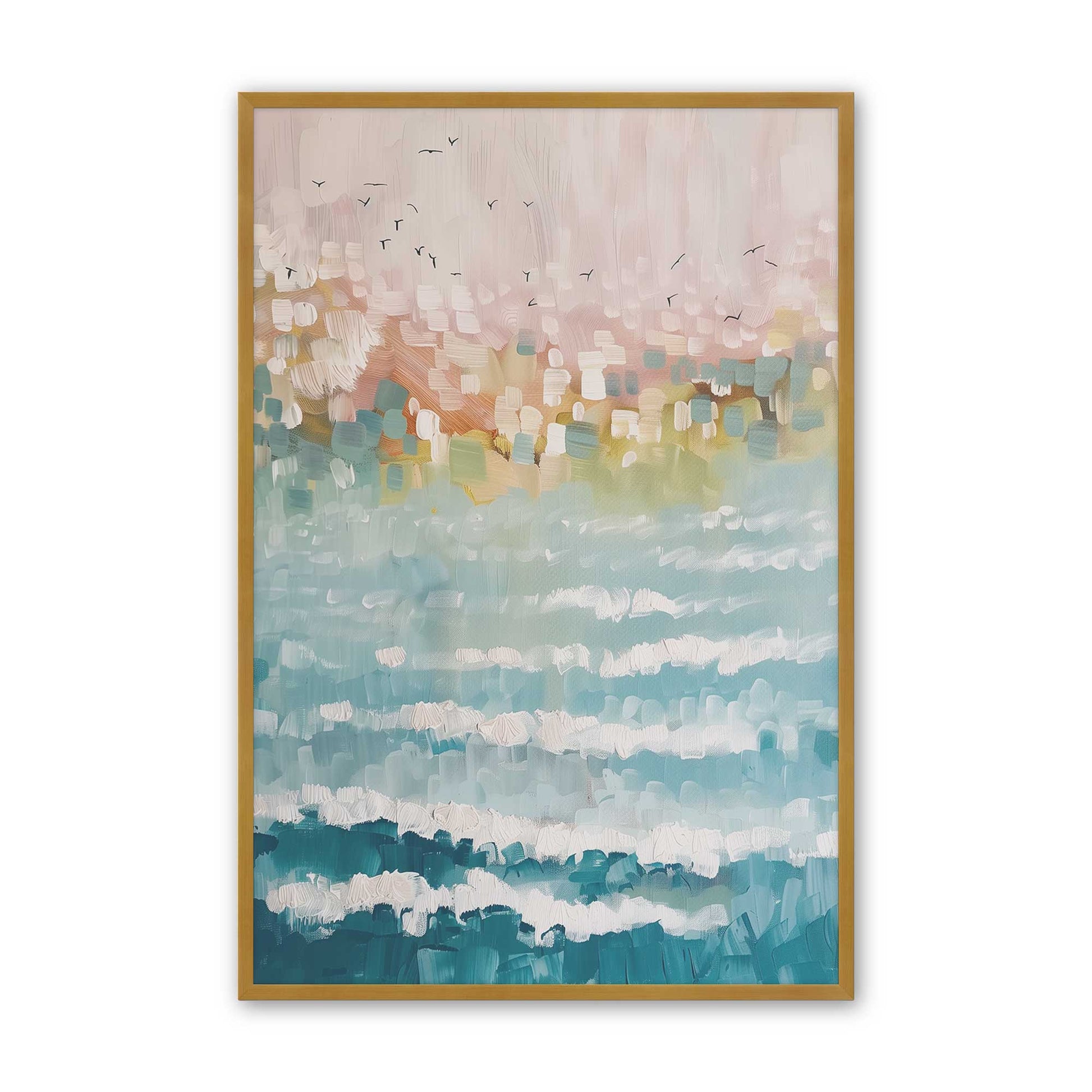 [Color:Polished Gold], Picture of art in a Polished Gold frame