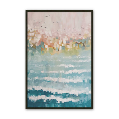 [Color:Satin Black], Picture of art in a Satin Black frame