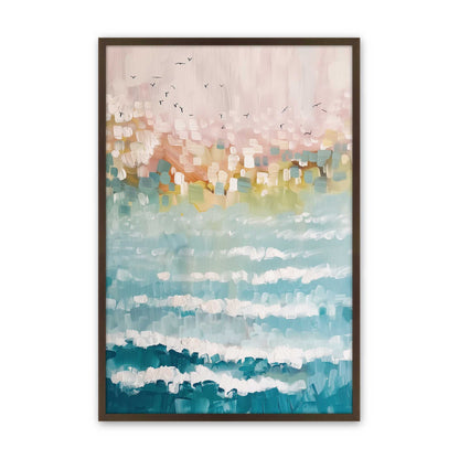 [Color:Brown], Picture of art in a Brown frame