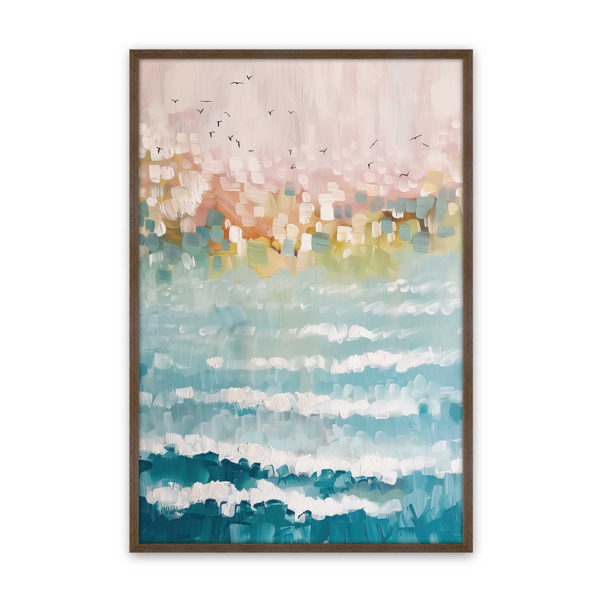 [Color:Walnut], Picture of art in a Walnut frame