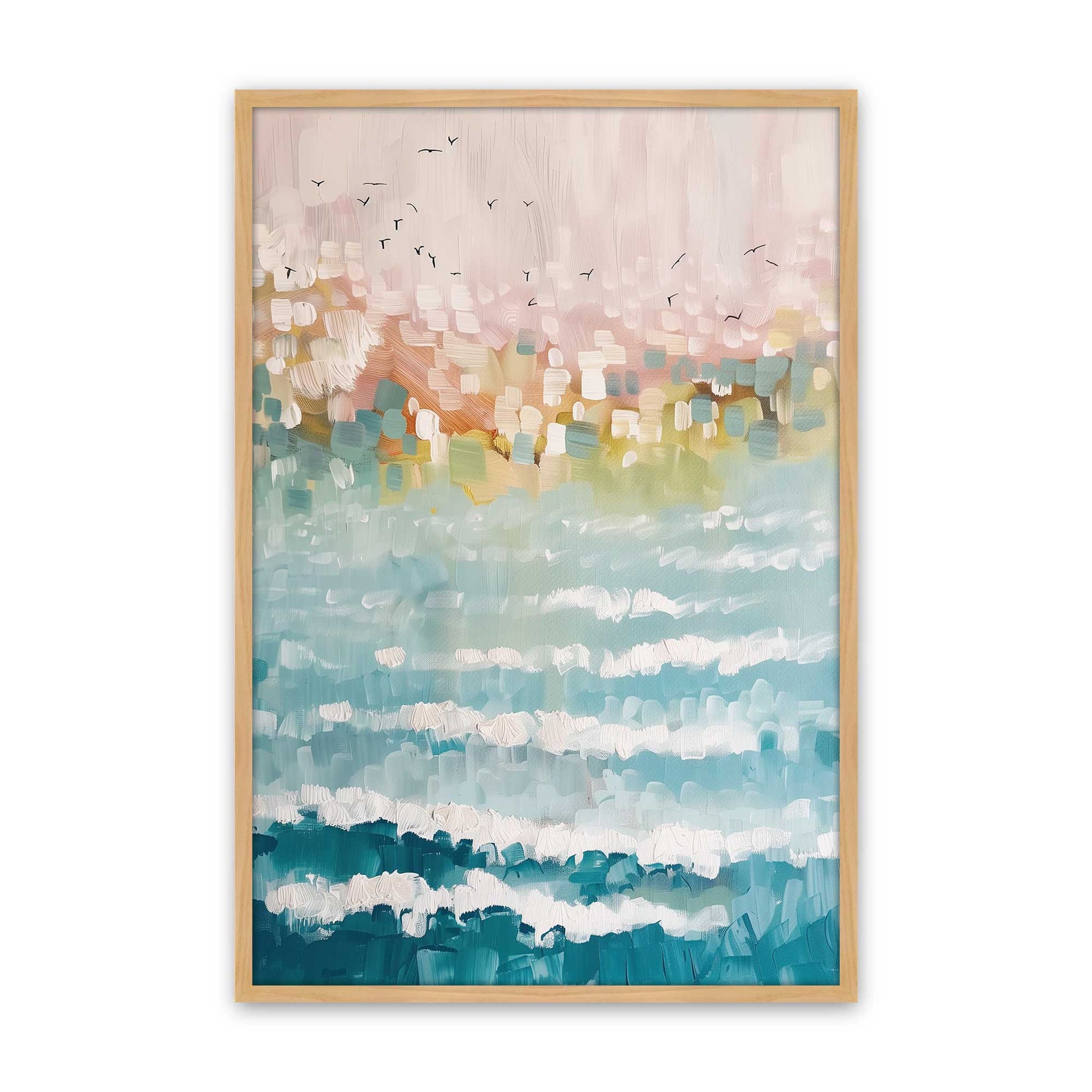 [Color:American Maple], Picture of art in a American Maple frame