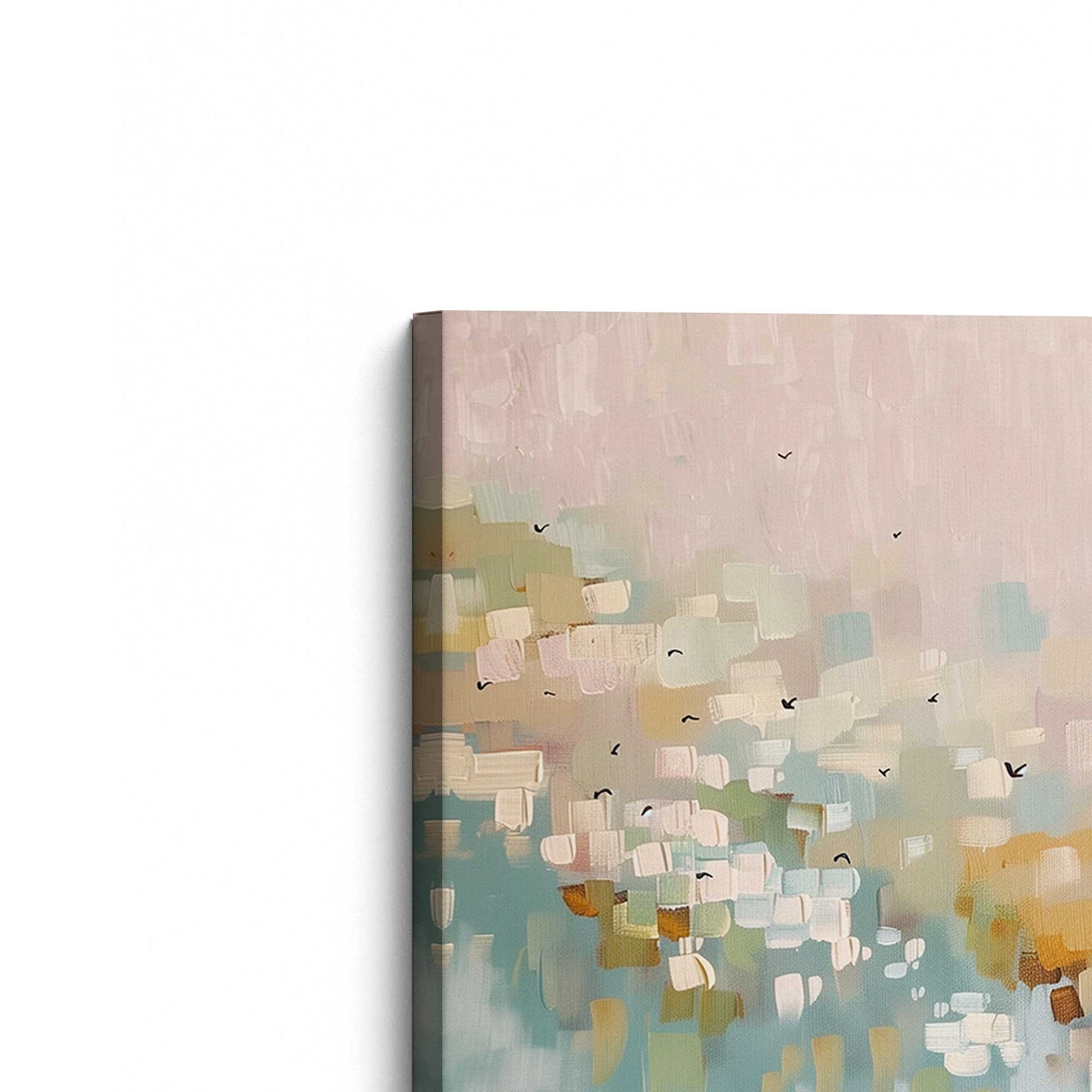 [Color:Stretched Canvas], Picture of the corner of the art