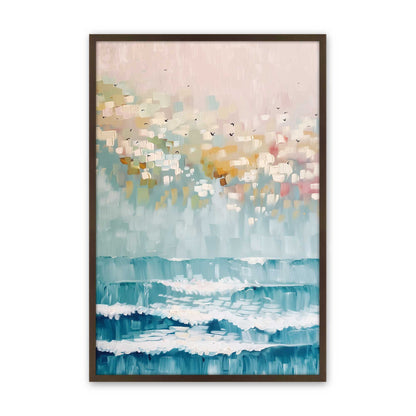 [Color:Brown], Picture of art in a Brown frame