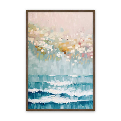 [Color:Walnut], Picture of art in a Walnut frame
