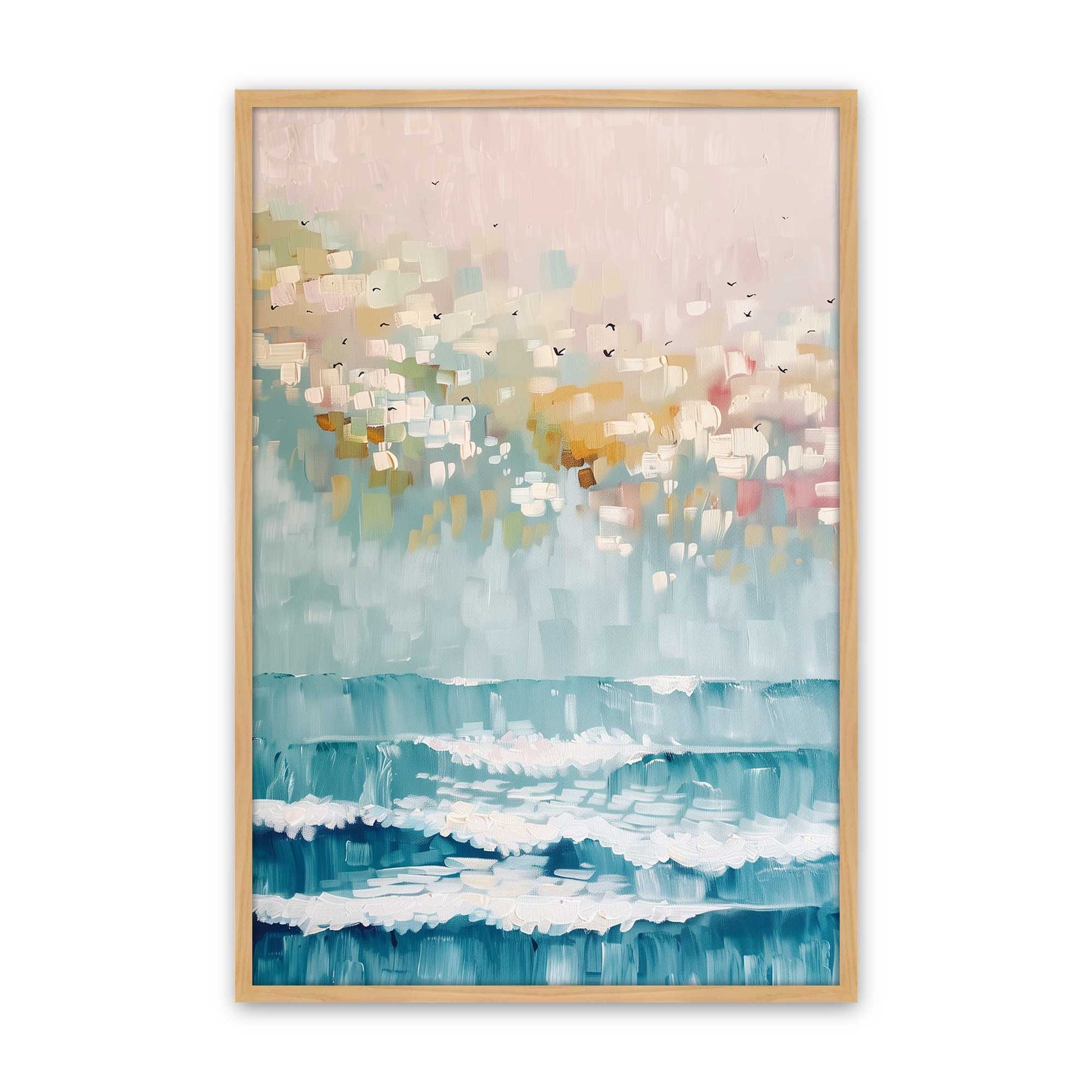 [Color:American Maple], Picture of art in a American Maple frame