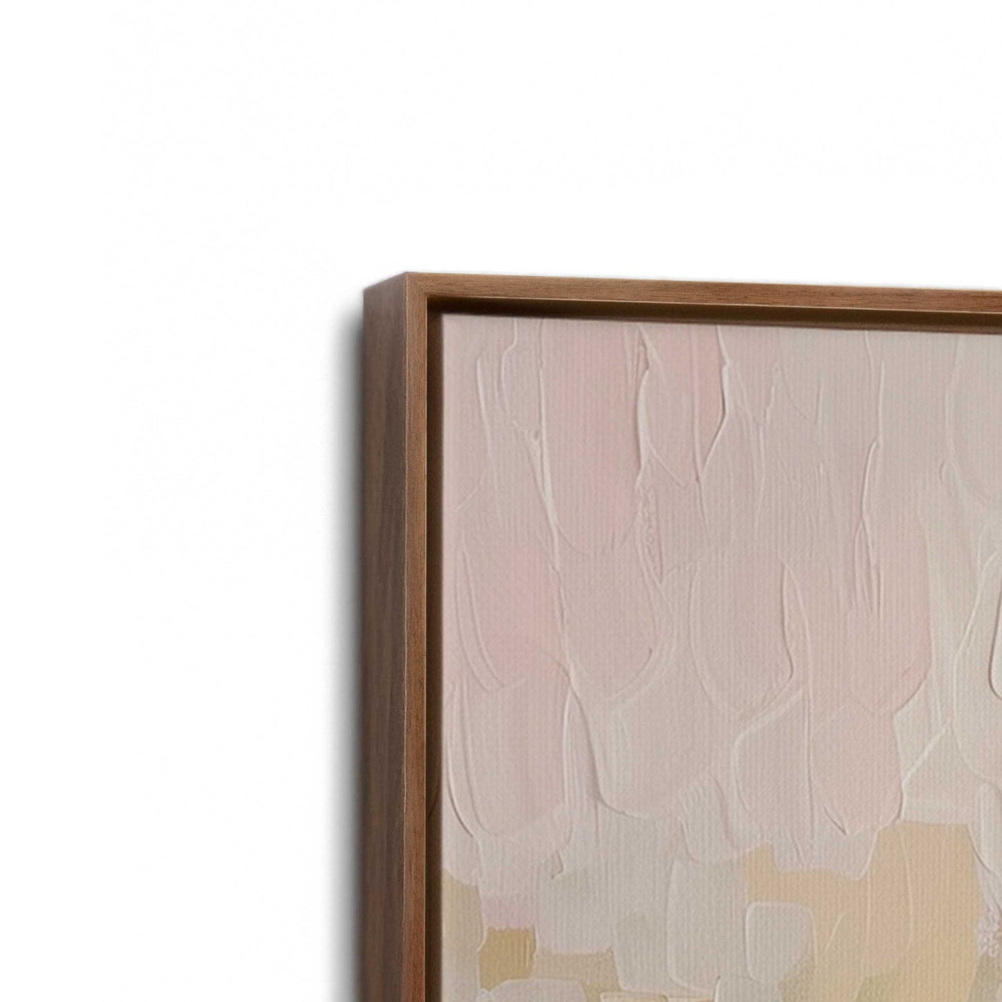 [Color:Walnut], Picture of the corner of the art