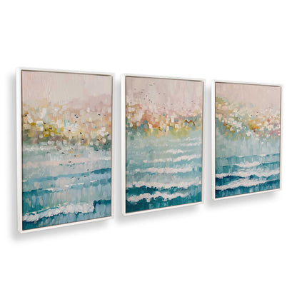[Color:Opaque White], Picture of art in a White frame at an angle