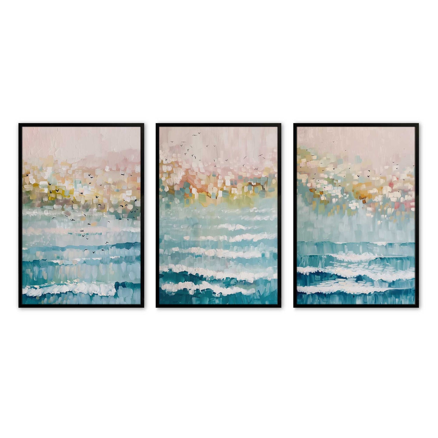 [Color:Satin Black], Picture of art in a Satin Black frame
