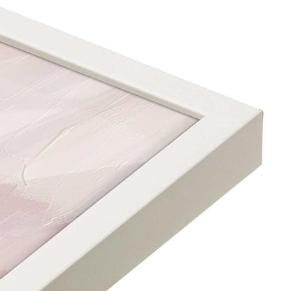 [Color:Opaque White], Picture of art in an Opaque White frame of the corner