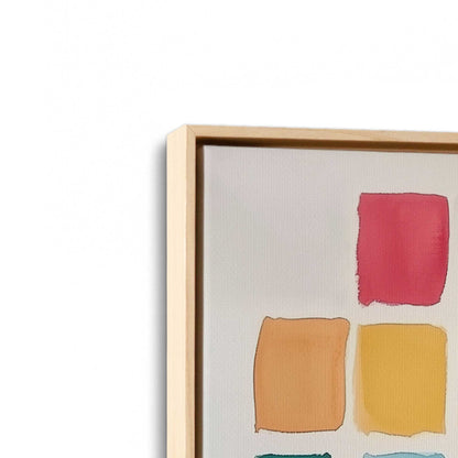 [Color:American Maple], Picture of art in an American Maple frame at an angle