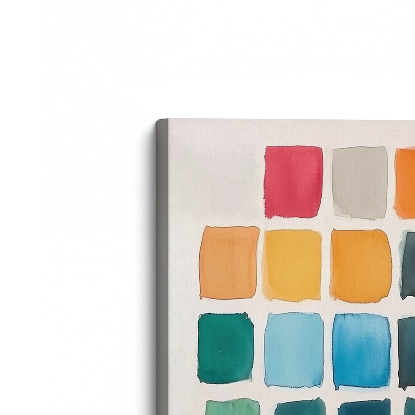 [Color:Stretched Canvas], Picture of art at an angle