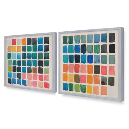 [Color:Polished Chrome], Picture of art in a Polished Chrome frame of the corner