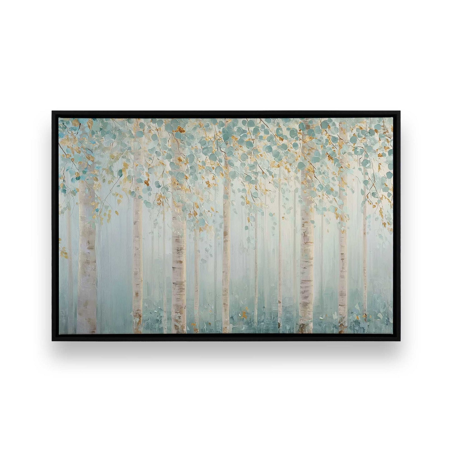 [Color:Satin Black], Picture of art in a Satin Black frame