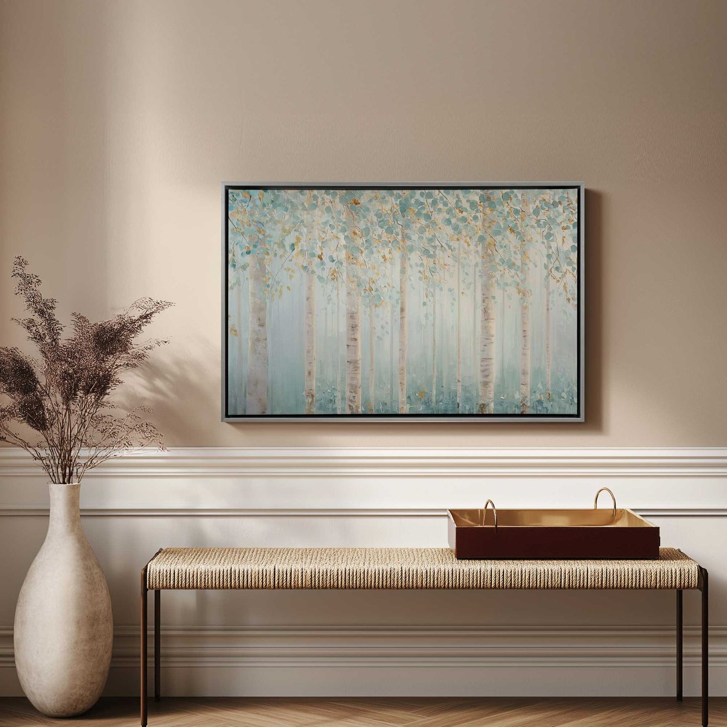 Picture of art in a room