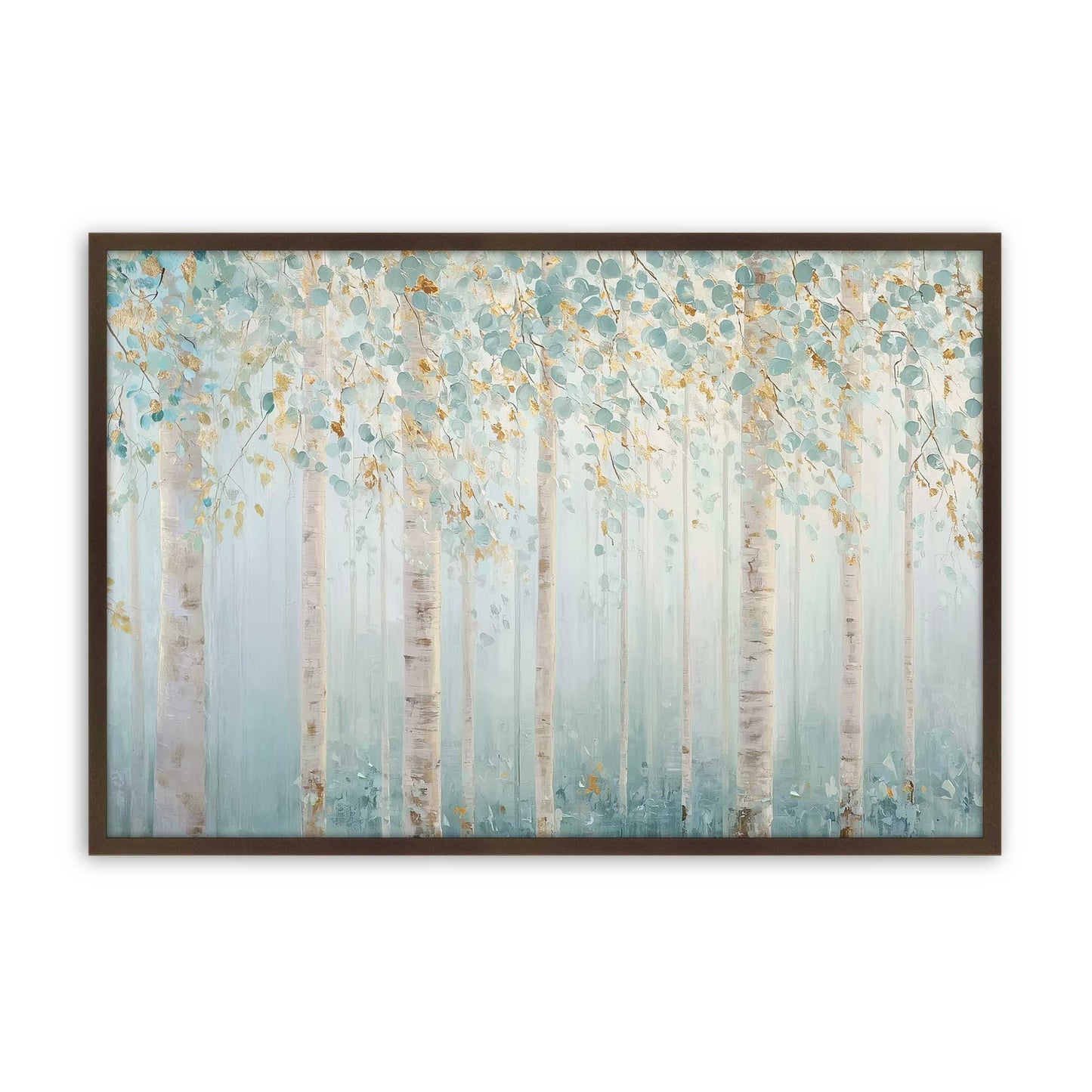 [Color:Brown], Picture of art in a Brown frame