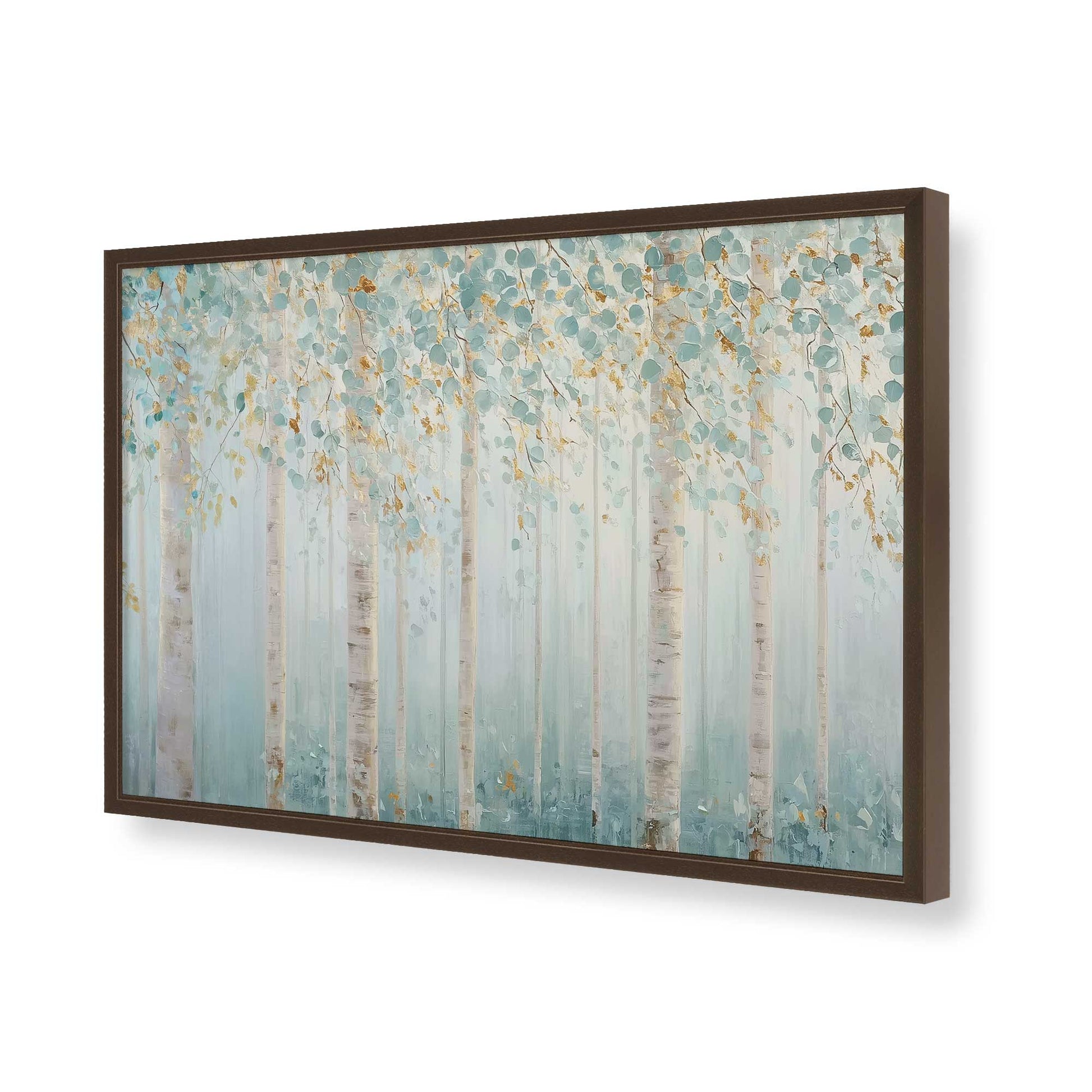 [Color:Belvinder Brown], Picture of art in a Belvinder Brown frame of the corner
