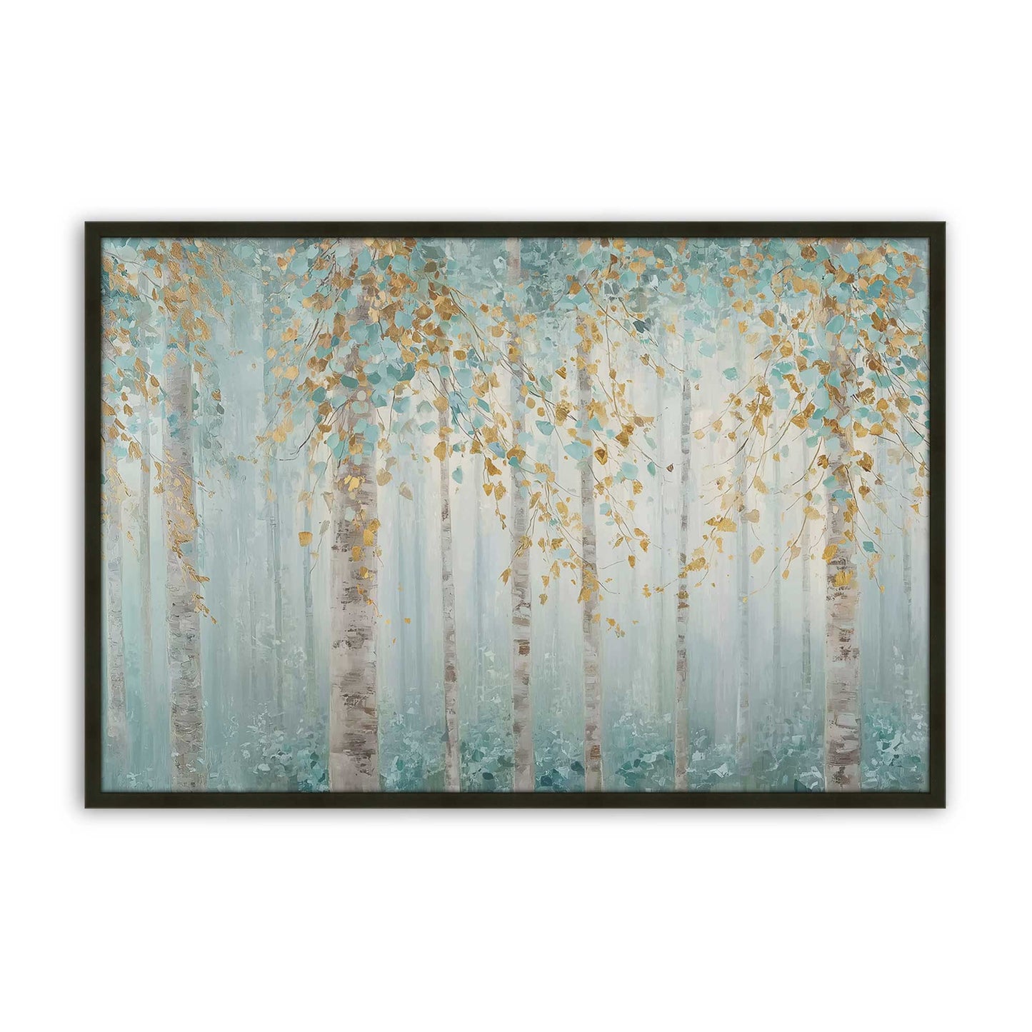 [Color:Satin Black], Picture of art in a Satin Black frame