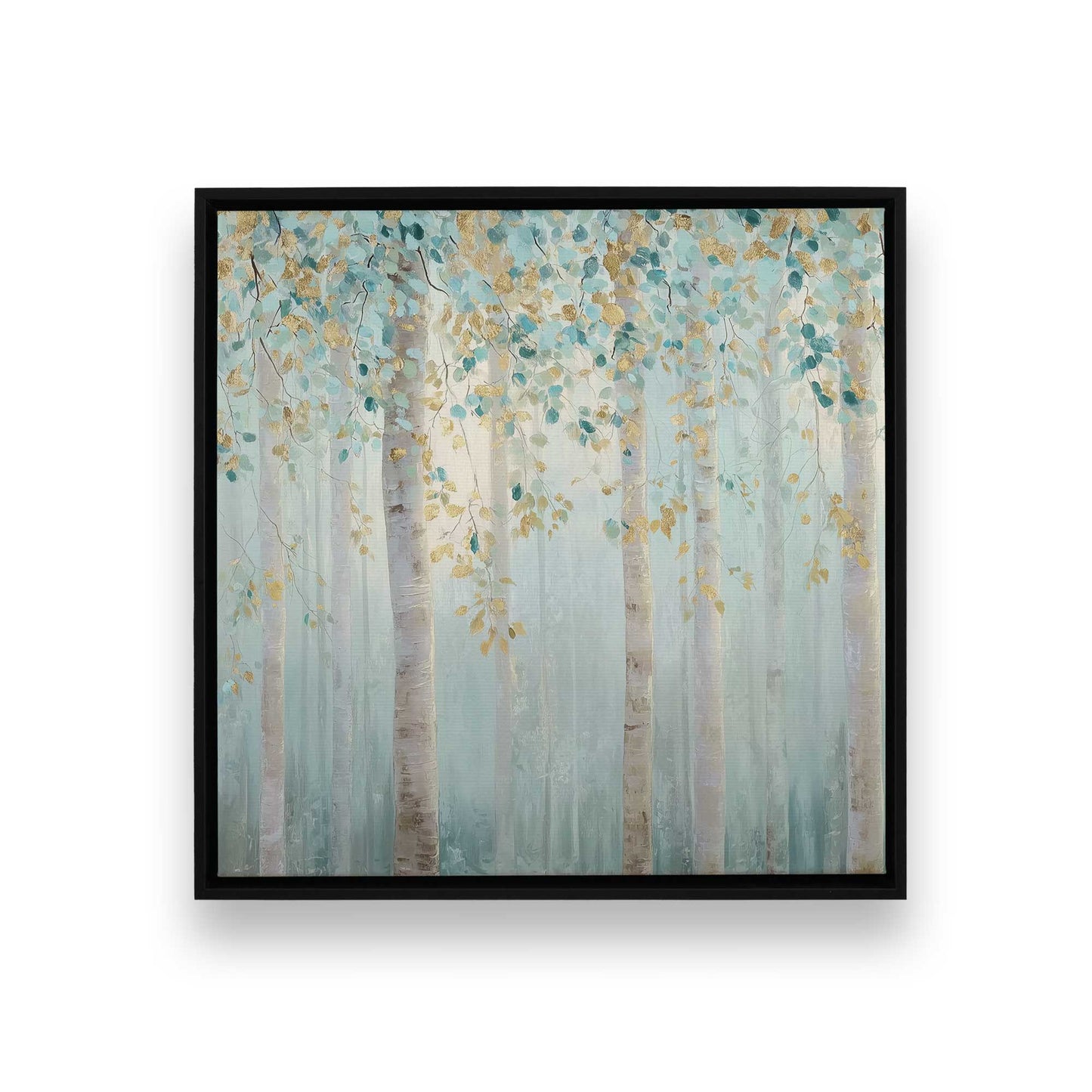 [Color:Satin Black], Picture of art in a Satin Black frame