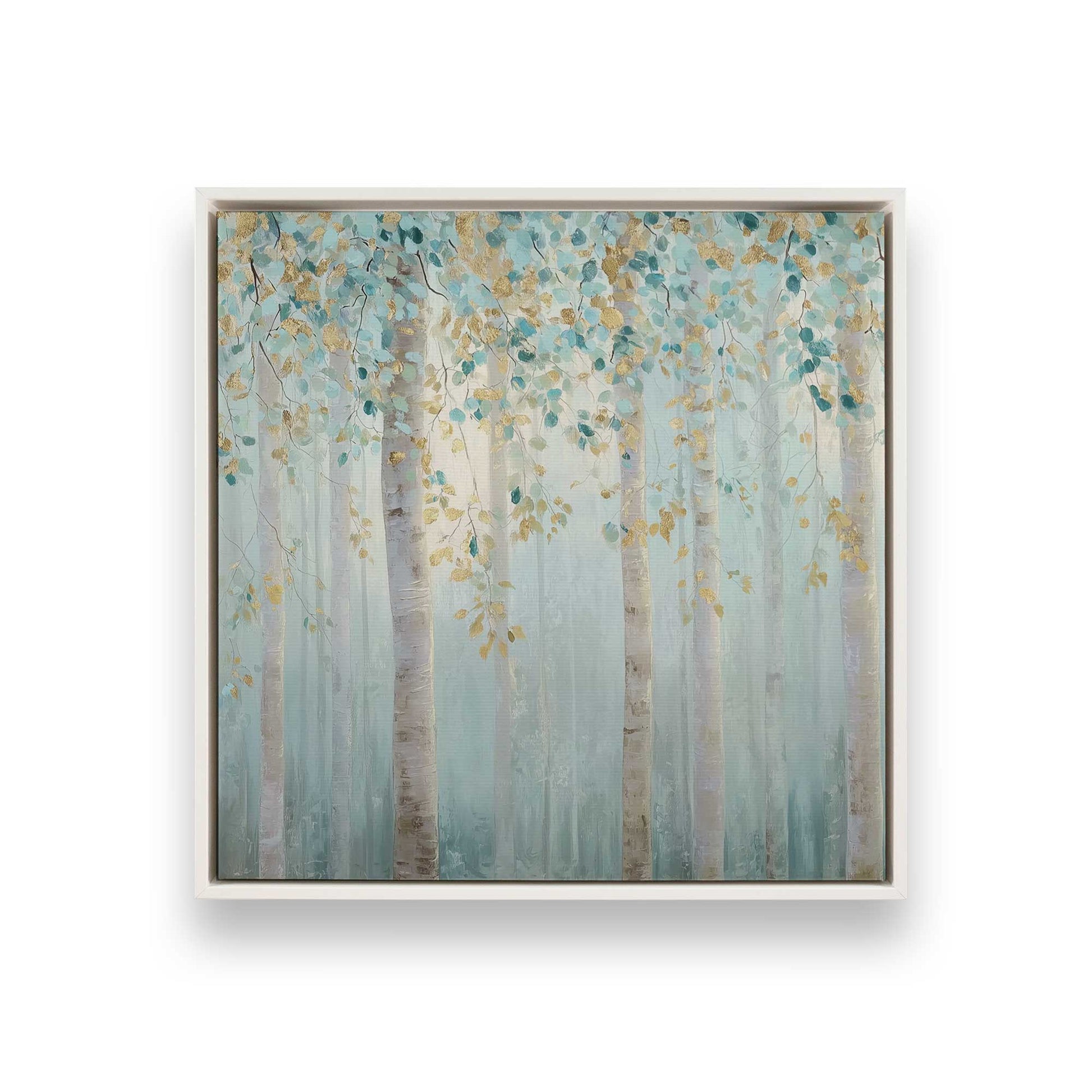 [Color:Opaque White], Picture of art in a White frame