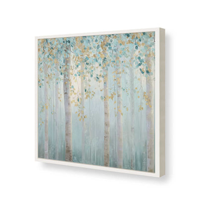 [Color:Opaque White], Picture of art in a Opaque White frame of the corner
