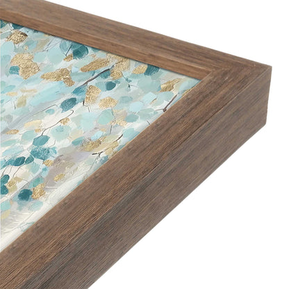 [Color:Walnut], Picture of art in a Walnut frame at an angle
