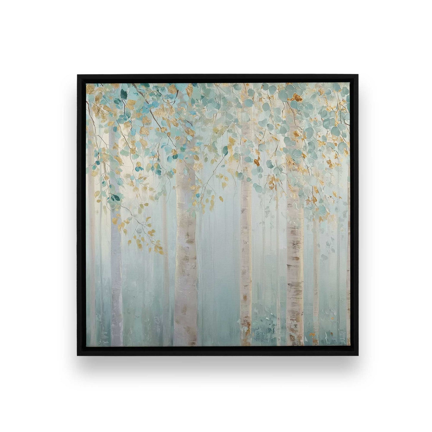 [Color:Satin Black], Picture of art in a Satin Black frame