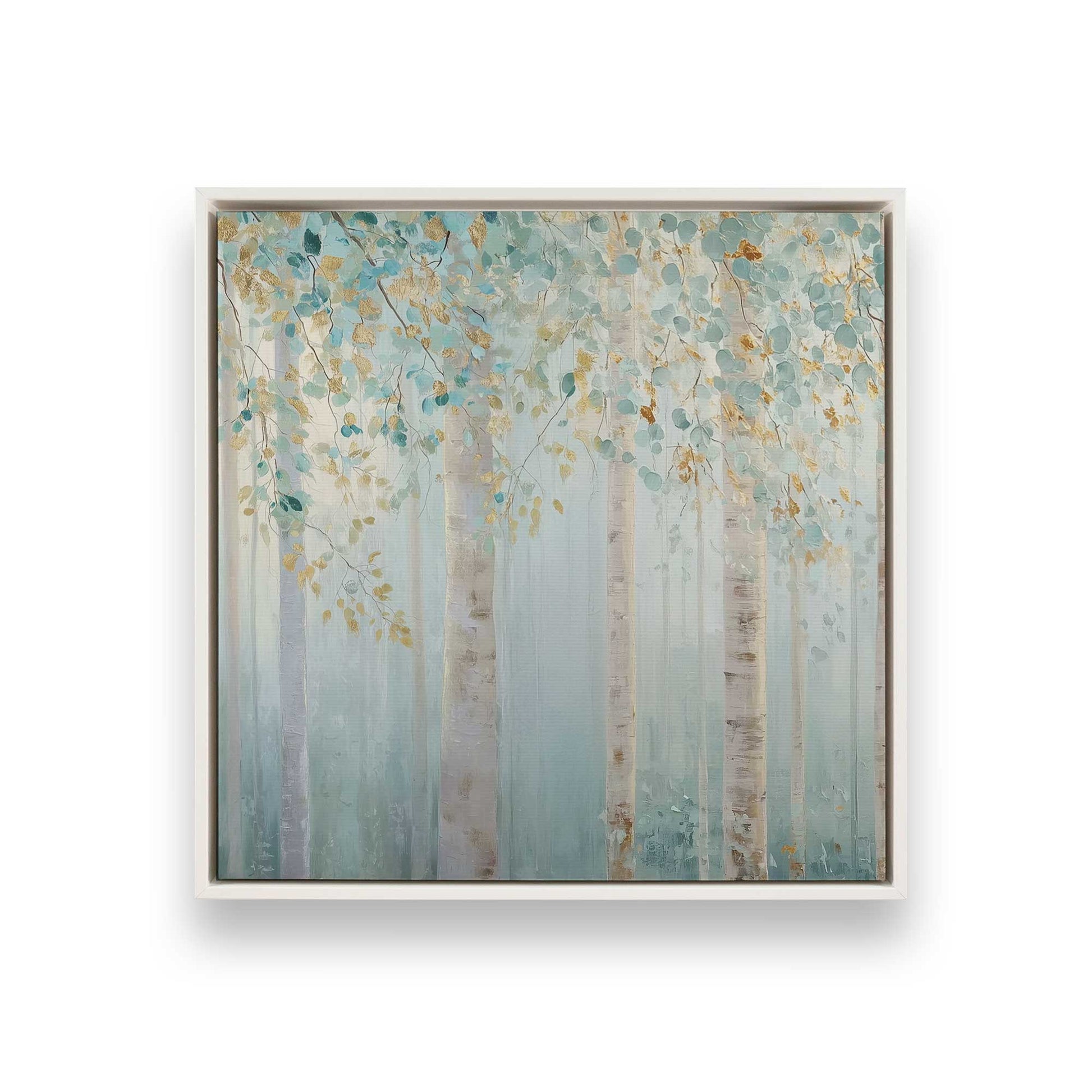 [Color:Opaque White], Picture of art in a White frame