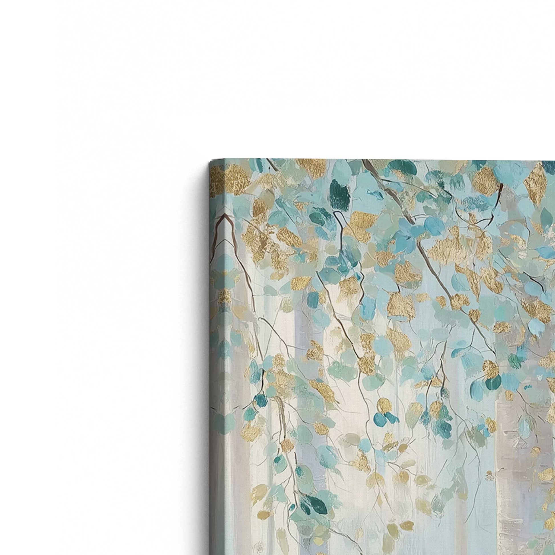 [Color:Stretched Canvas], Picture of the corner of the art