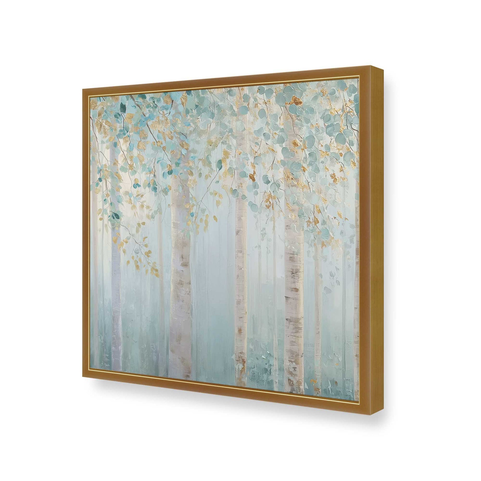 [Color:Polished Gold], Picture of art in a Polished Gold frame of the corner