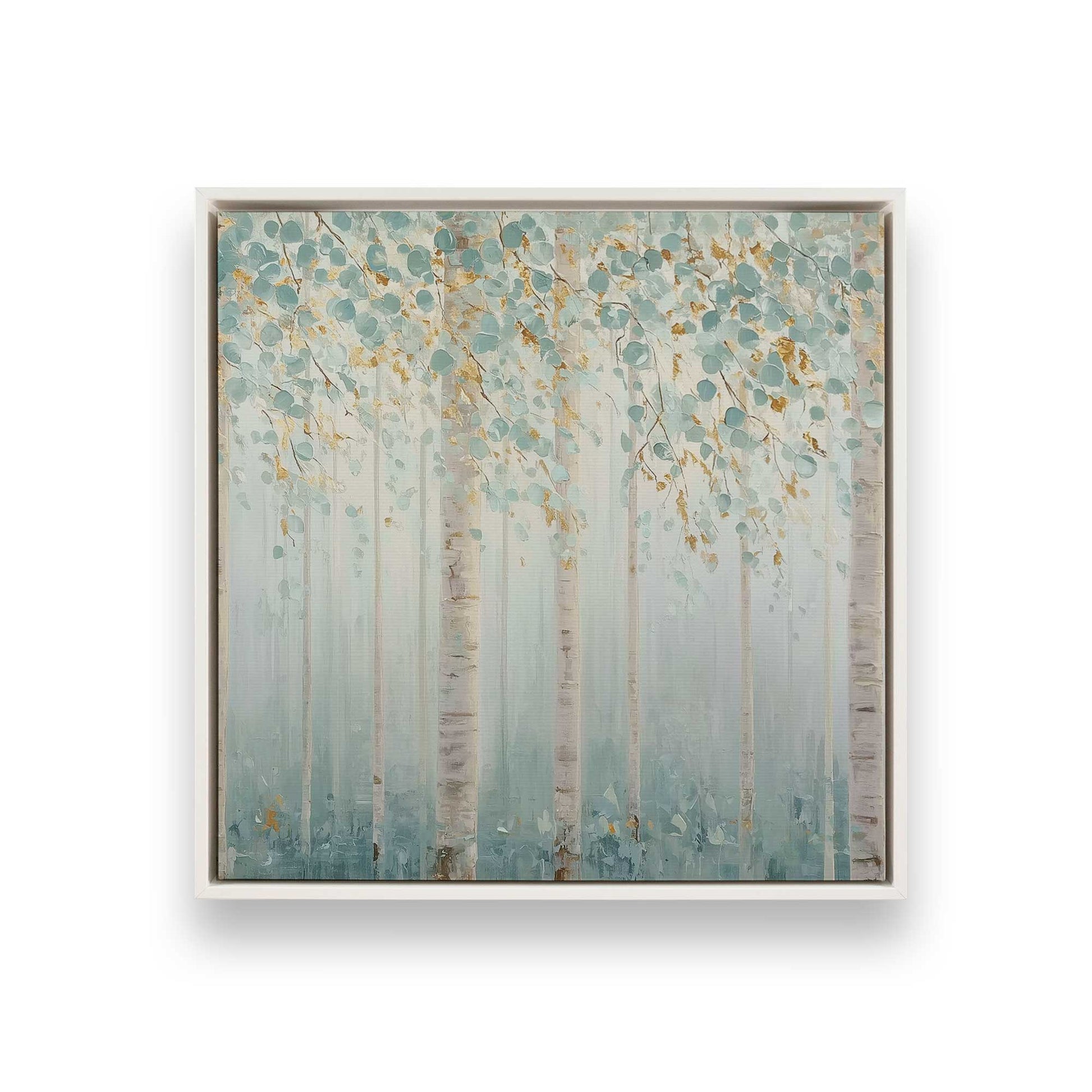 [Color:Opaque White], Picture of art in a White frame