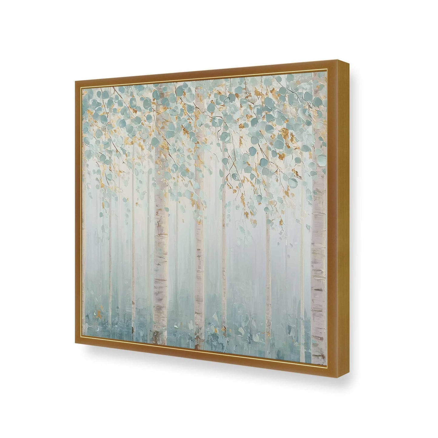 [Color:Polished Gold], Picture of art in a Polished Gold frame of the corner