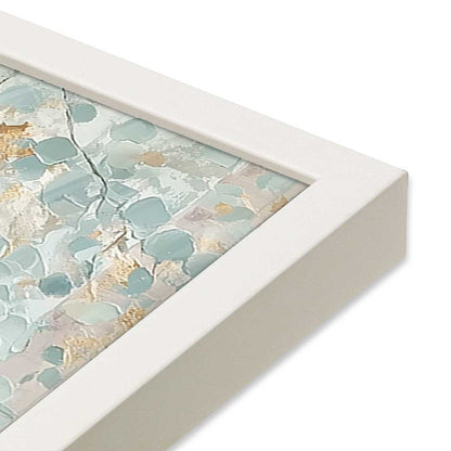 [Color:Opaque White], Picture of art in a Opaque White frame at an angle
