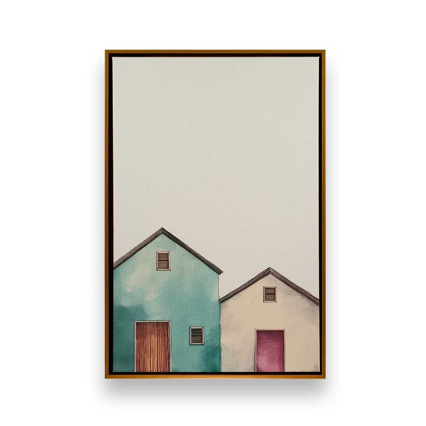 [Color:Polished Gold], Picture of art in a Polished Gold frame
