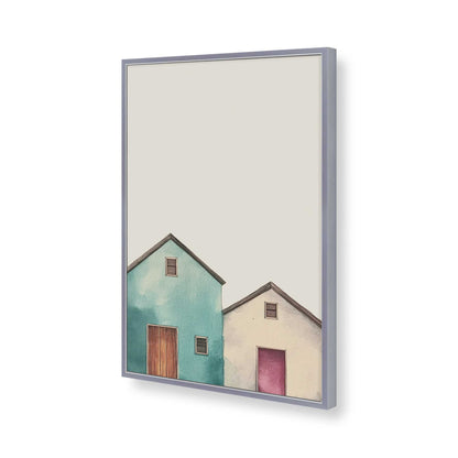 [Color:Polished Chrome], Picture of art in a Polished Chrome frame of the corner