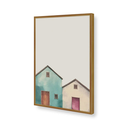 [Color:Polished Gold], Picture of art in a Polished Gold frame of the corner