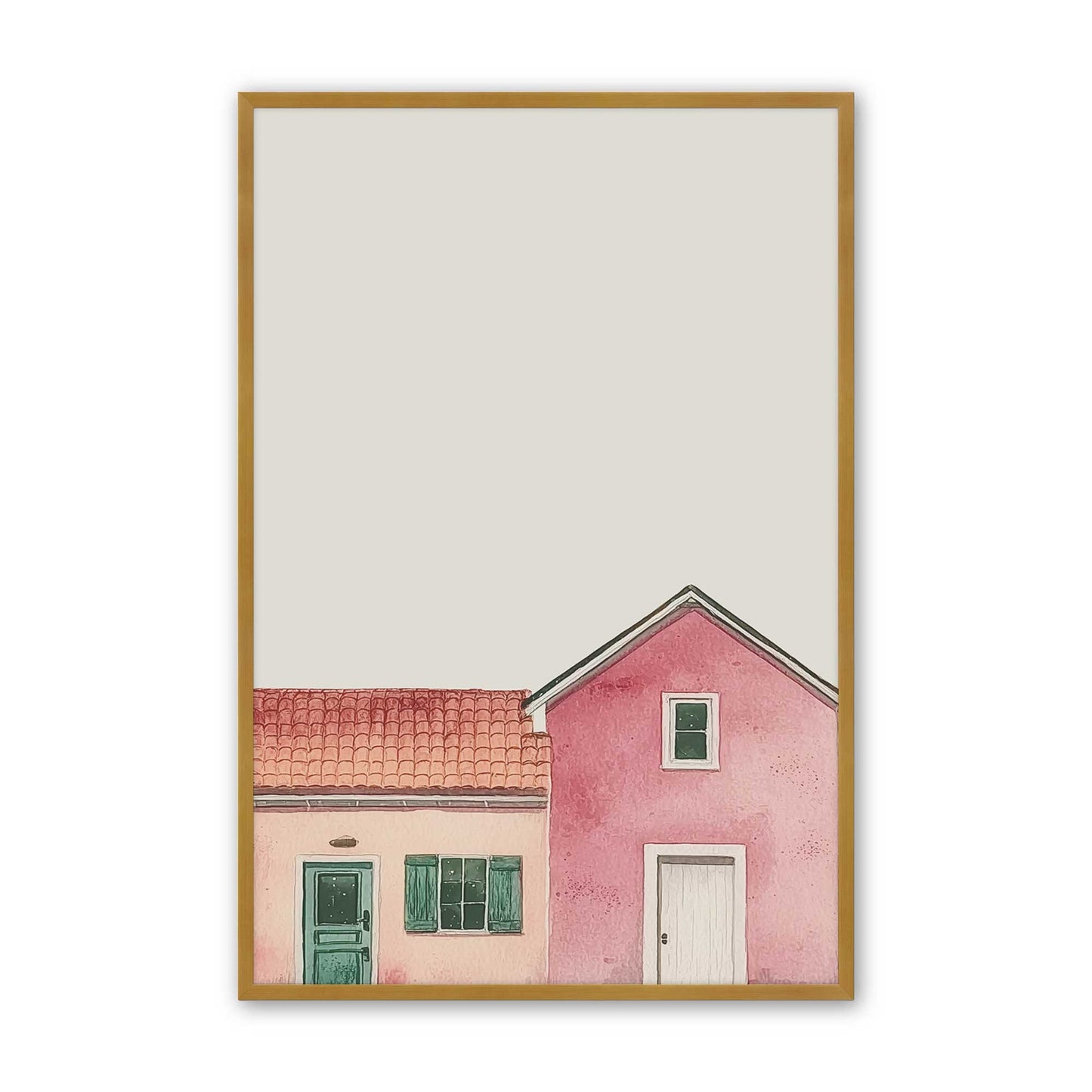 [Color:Polished Gold], Picture of art in a Polished Gold frame