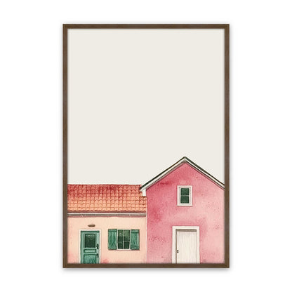 [Color:Walnut], Picture of art in a Walnut frame