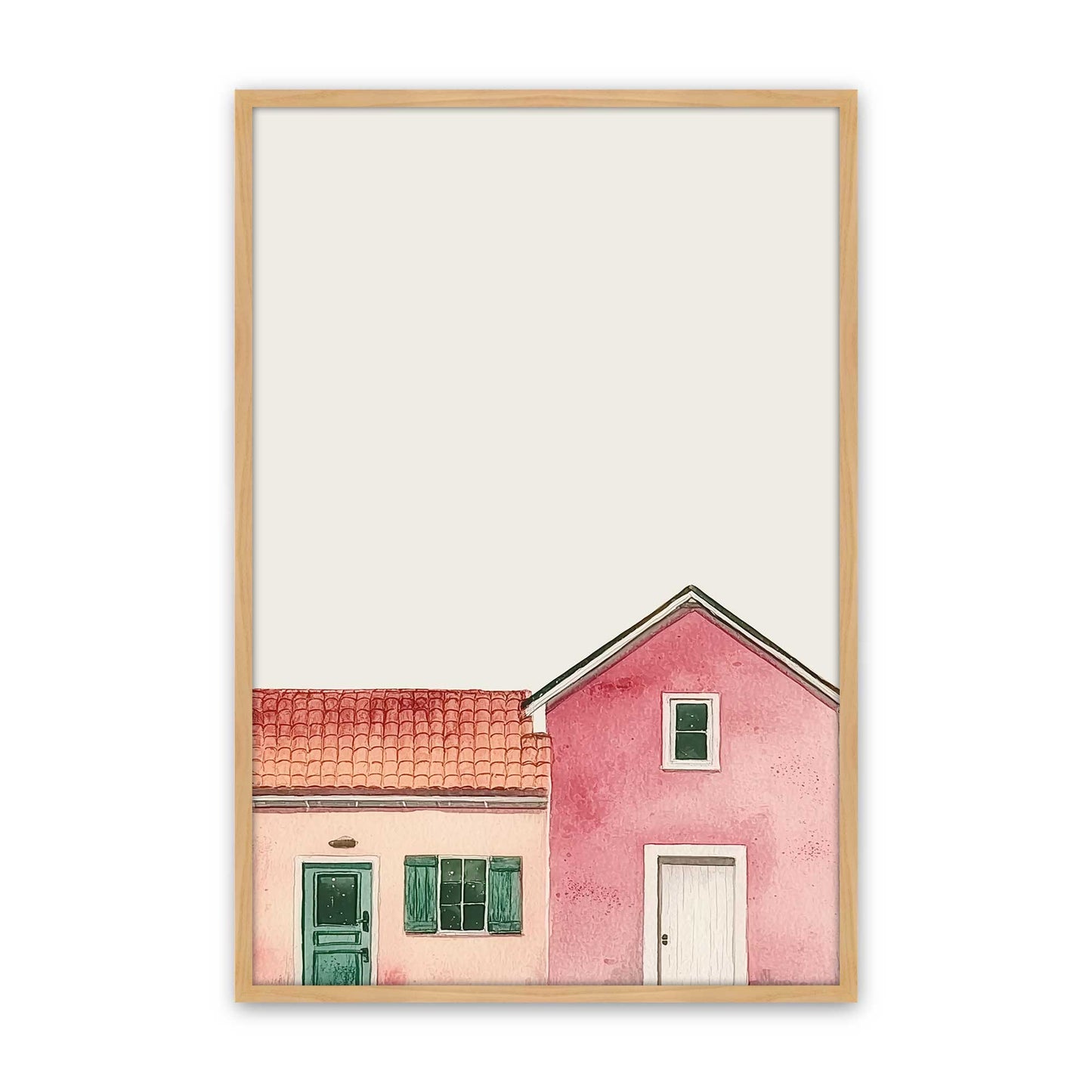 [Color:American Maple], Picture of art in a American Maple frame