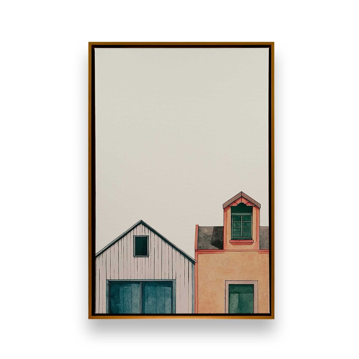 [Color:Polished Gold], Picture of art in a Polished Gold frame