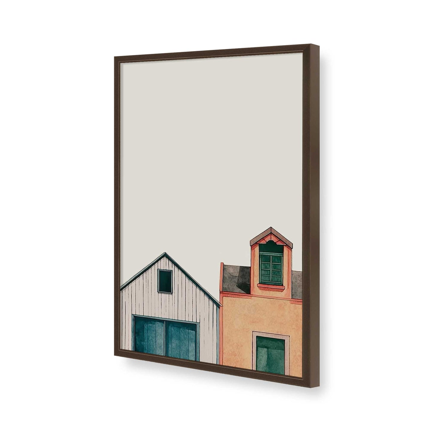 [Color:Belvinder Brown], Picture of art in a Belvinder Brown frame of the corner