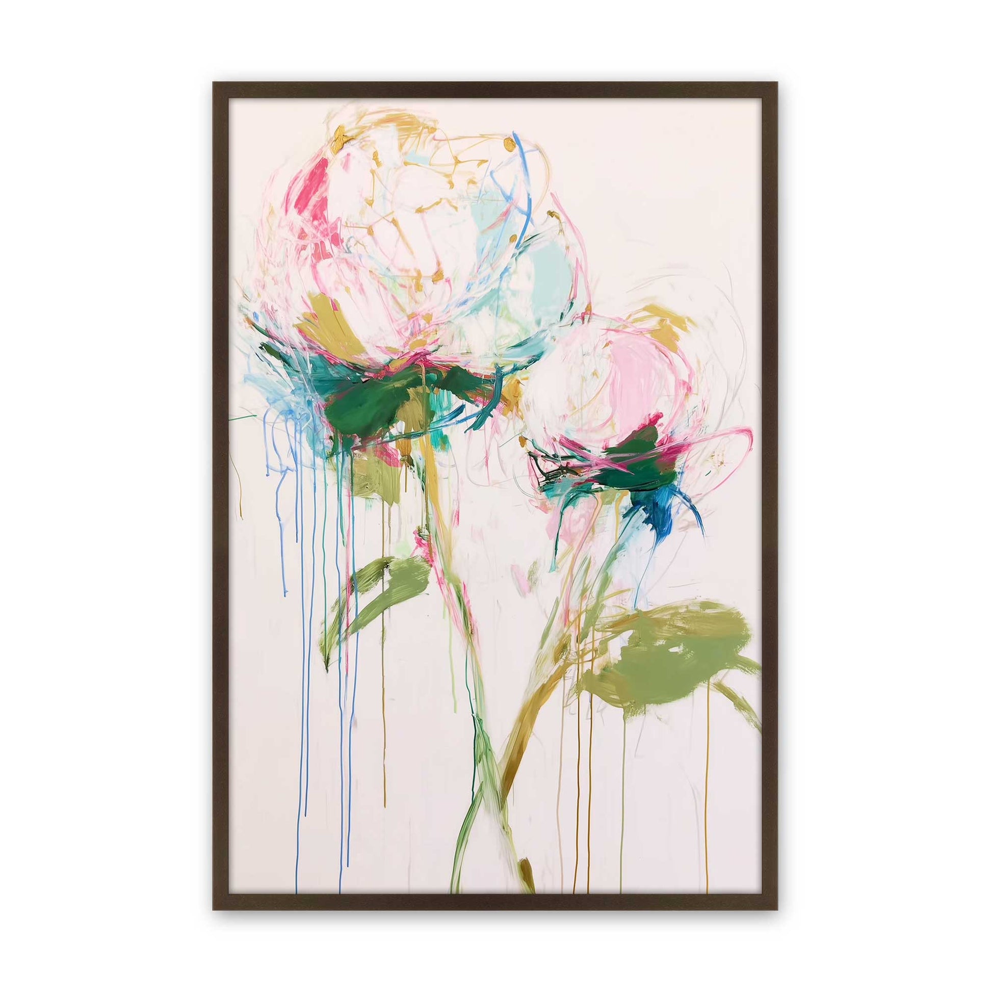 [Color:Brown], Picture of art in a Brown frame
