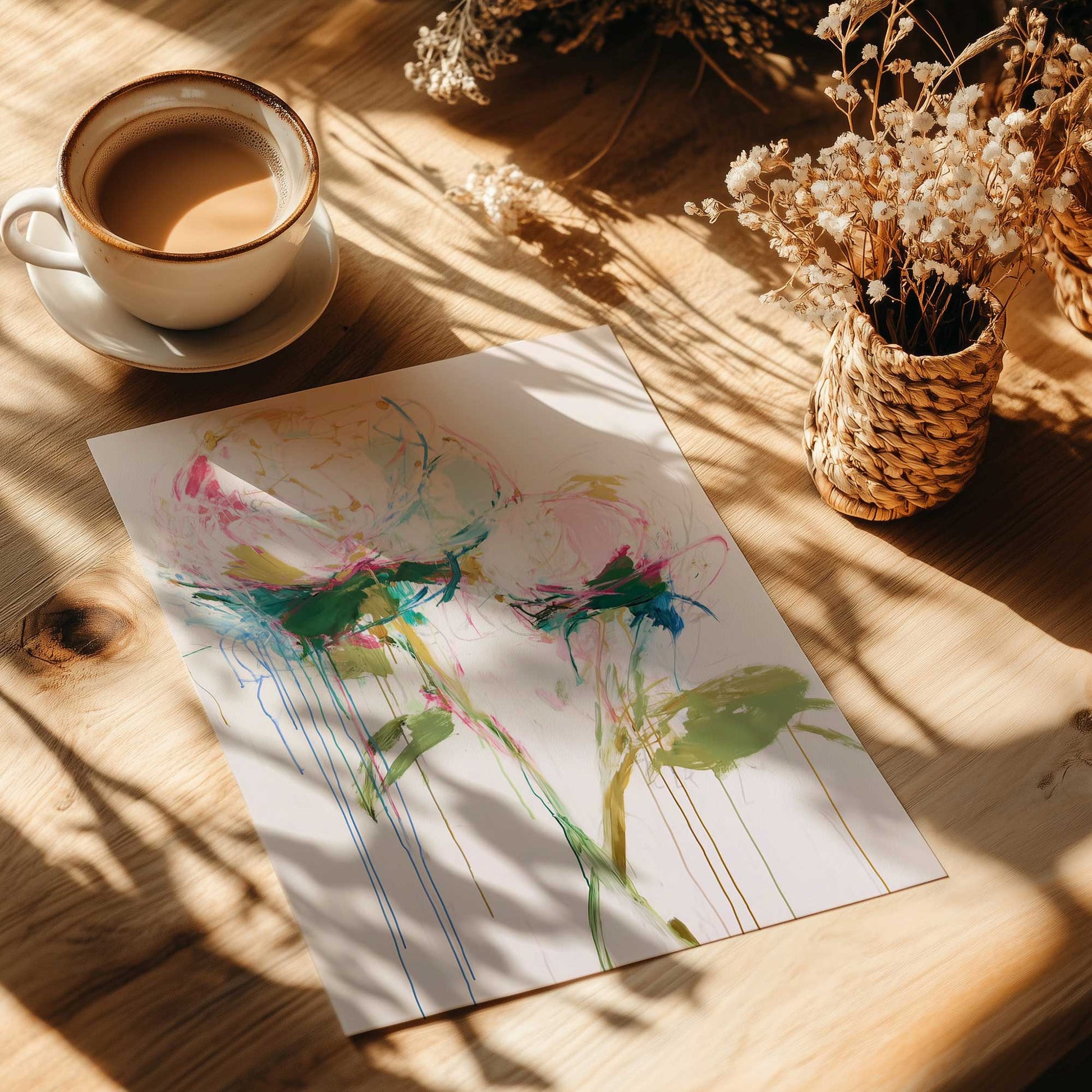 [Color:Rolled Print], Picture of close up of art