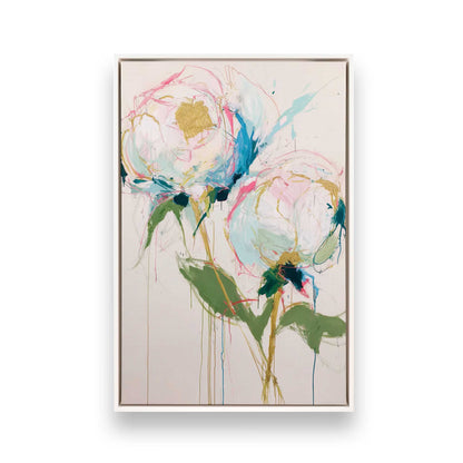 [Color:Opaque White], Picture of art in a White frame