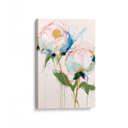 [Color:Stretched Canvas], Picture of art at an angle