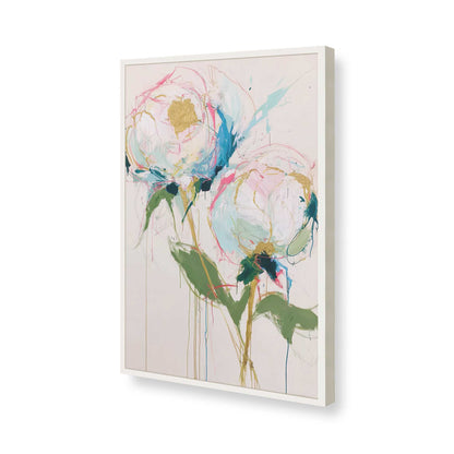 [Color:Opaque White], Picture of art in a Opaque White frame of the corner