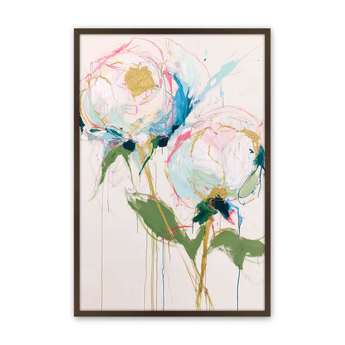 [Color:Brown], Picture of art in a Brown frame