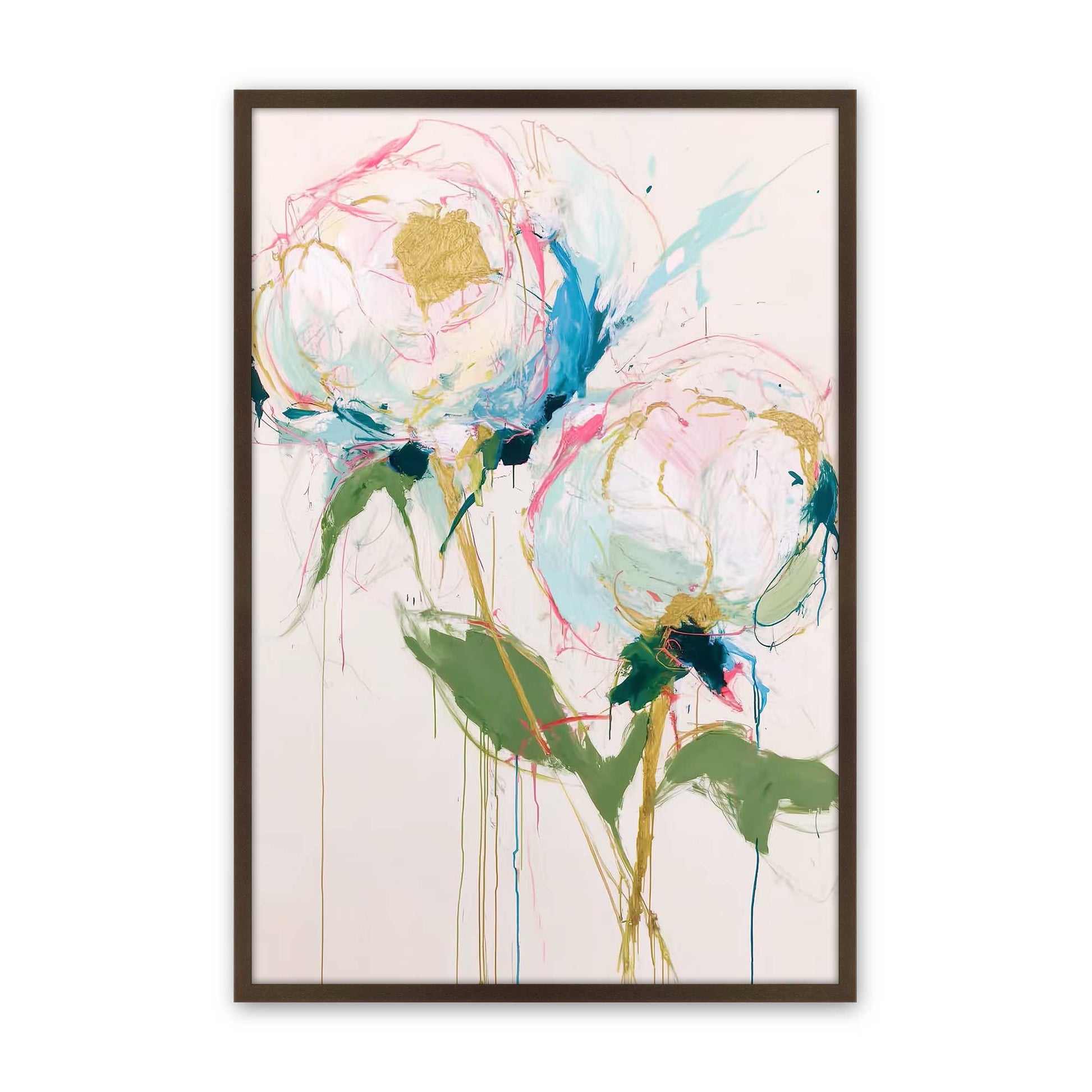 [Color:Brown], Picture of art in a Brown frame