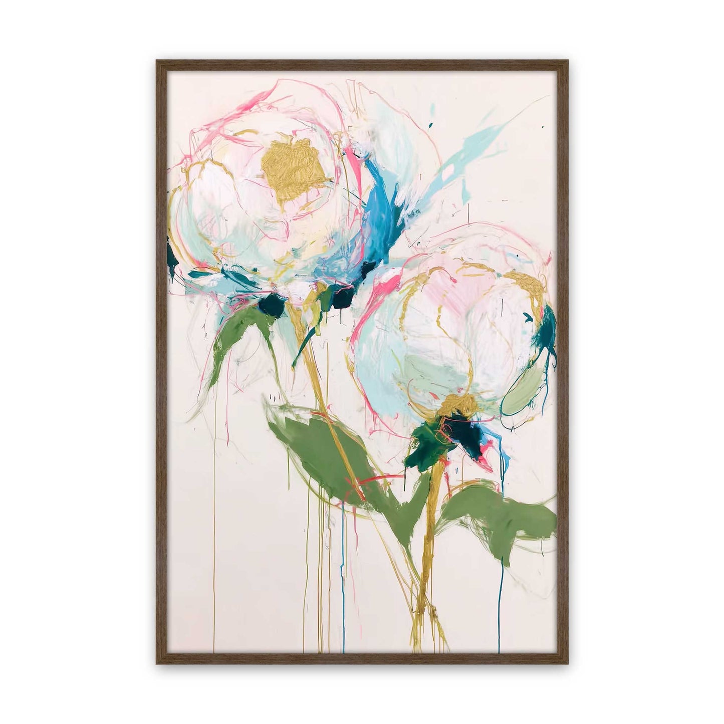 [Color:Walnut], Picture of art in a Walnut frame