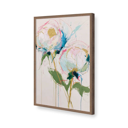[Color:Walnut], Picture of art in a Walnut frame of the corner